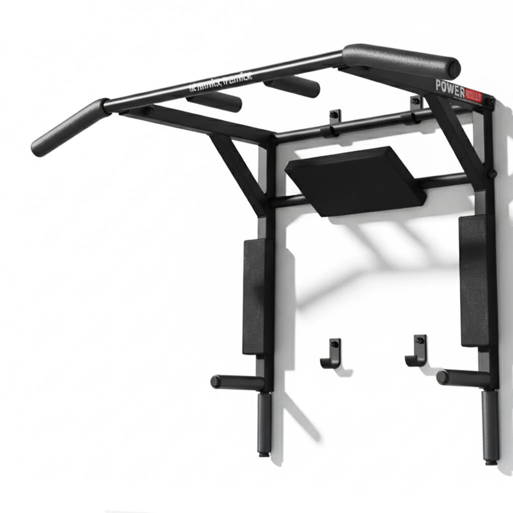 Турник брусья 4в1 с упором для пресса • PowerPullUp P3041